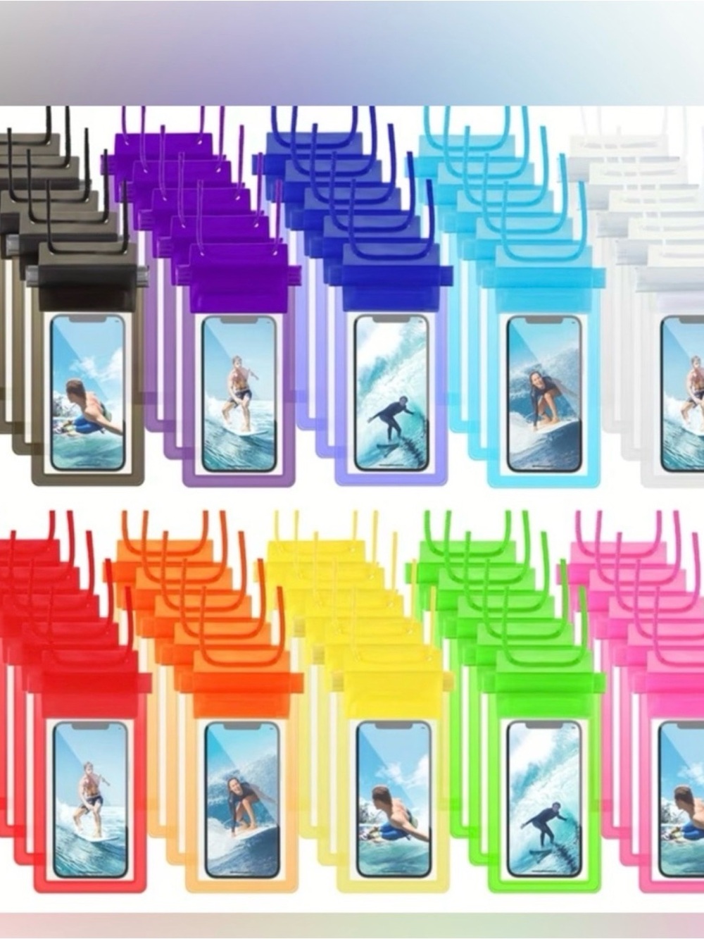 Universal Waterproof Phone Pouch - ‼️ PICK ONE ‼️(Green, Orange, Purple, Red)